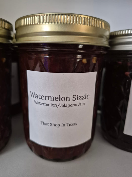 Watermelon Sizzle - watermelon/jalapeno jam