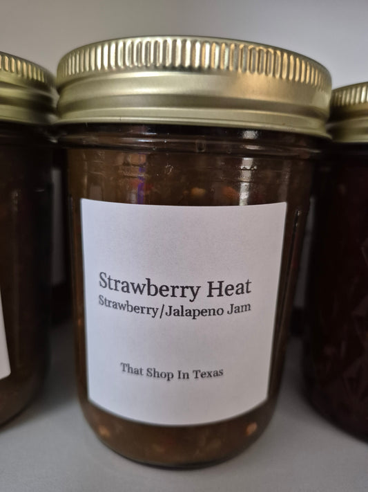 Strawberry Heat - strawberry/jalapeno jam